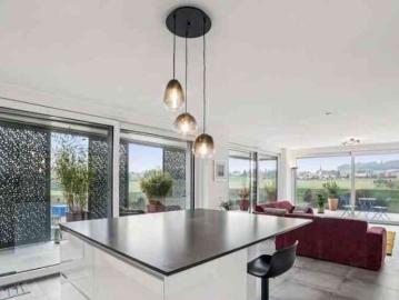 Romont, Glanebezirk, Kanton Freiburg - Terrasse