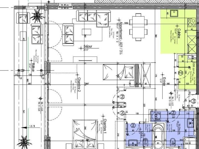 3.5 Zimmer, 104 m², EG