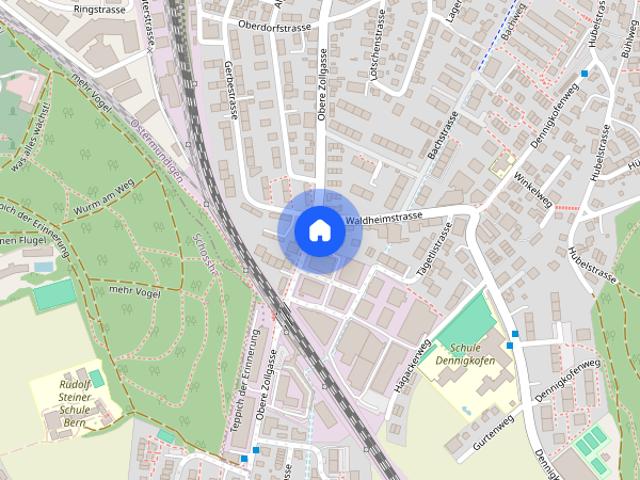 3.5 Zimmer, 55 m², 3. Stock