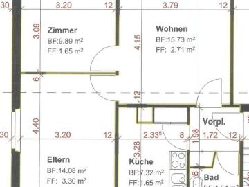 3.5 Zimmer, 55 m²