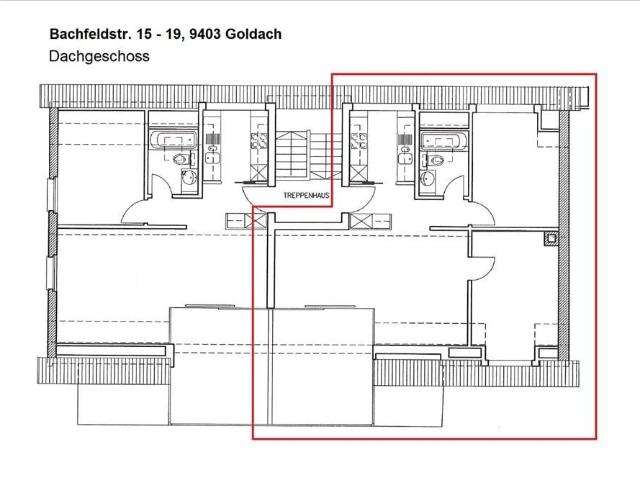 3.5 Zimmer, 62 m², 3. Stock