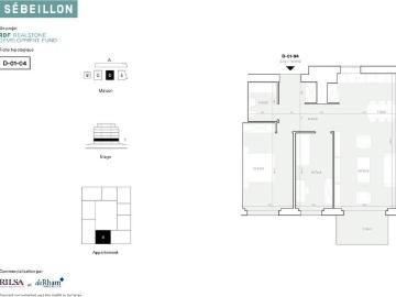 3.5 Zimmer, 77 m², 1. Stock