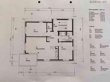 3.5 Zimmer, 84 m², 2. Stock
