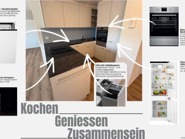 3.5 Zimmer, 86 m², 3. Stock