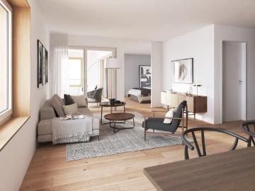 3.5 Zimmer, 86 m², 1. Stock