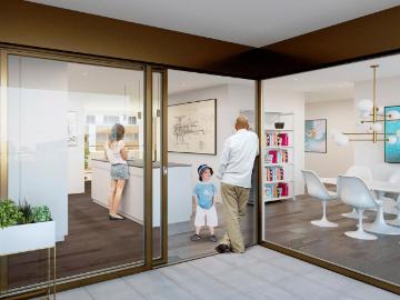 3.5 Zimmer, 89 m², 3. Stock