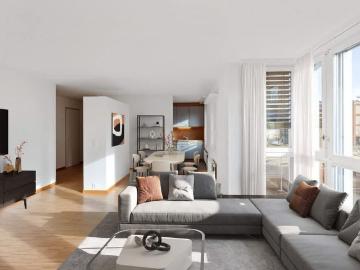 Boll, Greyerzbezirk, Kanton Freiburg - Terrasse