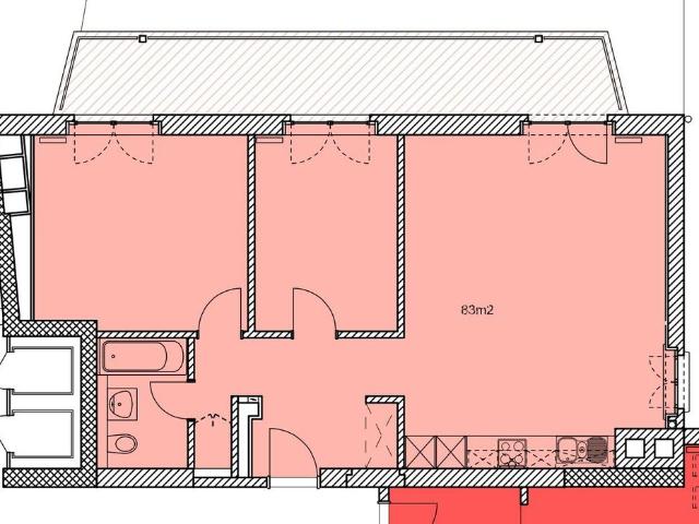 3.5 Zimmer, 83 m², 5. Stock