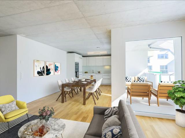3.5 Zimmer, 83 m², EG