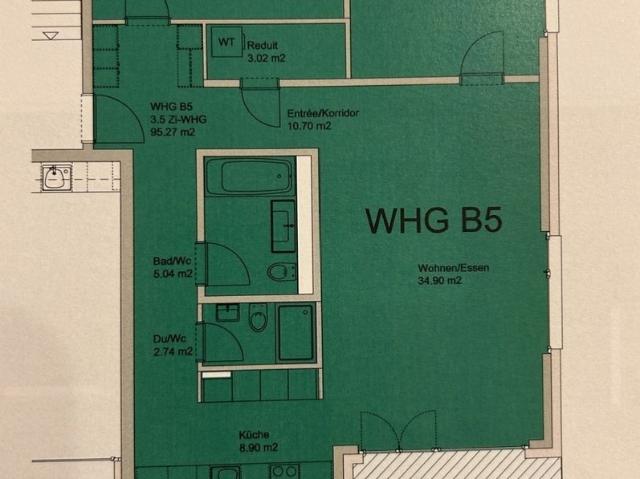 3.5 Zimmer, 95 m²