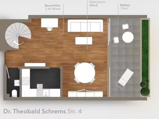 3,5 Zimmer 96 m² 1.290 € Kaltmiete Wohnungen in Regensburg