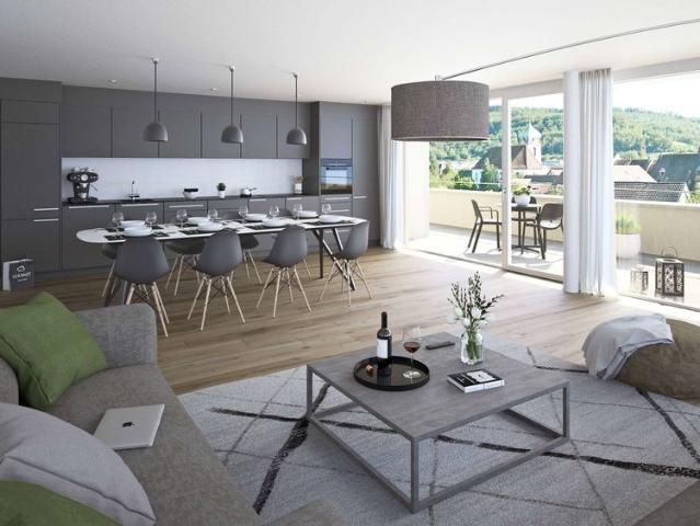 3.5 Zimmer, 96 m², 1. Stock