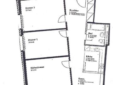 3.5 Zimmer, 97 m², 3. Stock