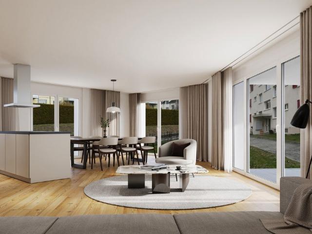 3.5 Zimmer, 99 m², EG