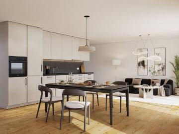 3.5 Zimmer, 91 m², 1. Stock