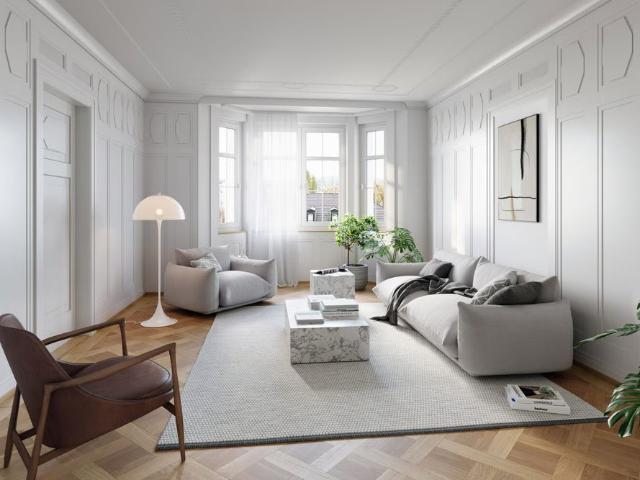3.5 Zimmer, 91 m², 3. Stock