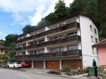 Etagenwohnung kaufen in Gunten - Garten