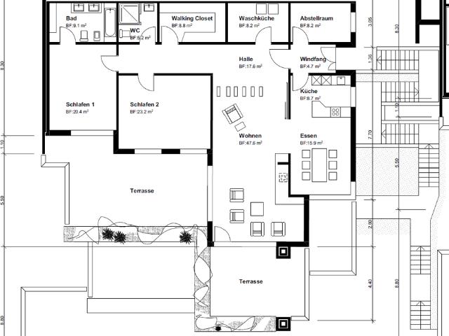 3.5 Zwg terrace apartment your dream view in Kilchberg