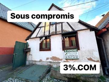 3%COM Maison alsacienne à rénover au centre de HOCHFELDEN