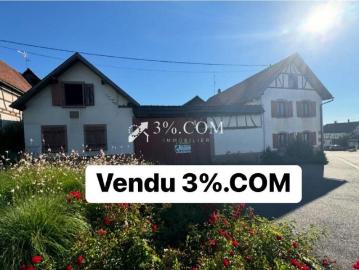 3%COM Grand corps de ferme avec 400m2 de dépendance et jardi