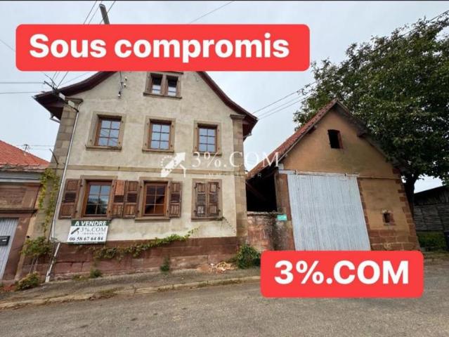 3%COM Grande maison à finir de rénover avec dépendances 300m