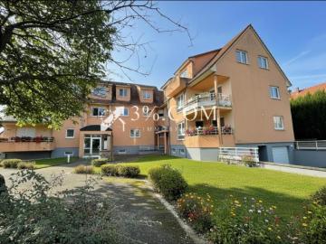 3%COM Très beau F3 avec terrasse parking cave
