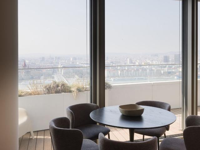 3BR Apt with 30m² Balcony & Skyline View DF 24.11, Vienna Amsterdam Apartments for Rent
