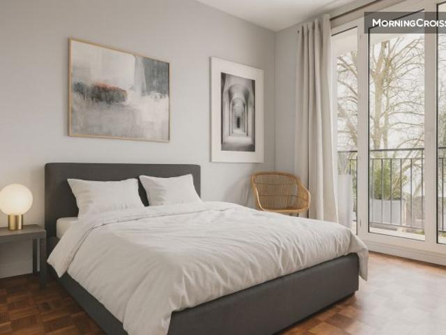 3P meublé Saint Cloud – Balcon