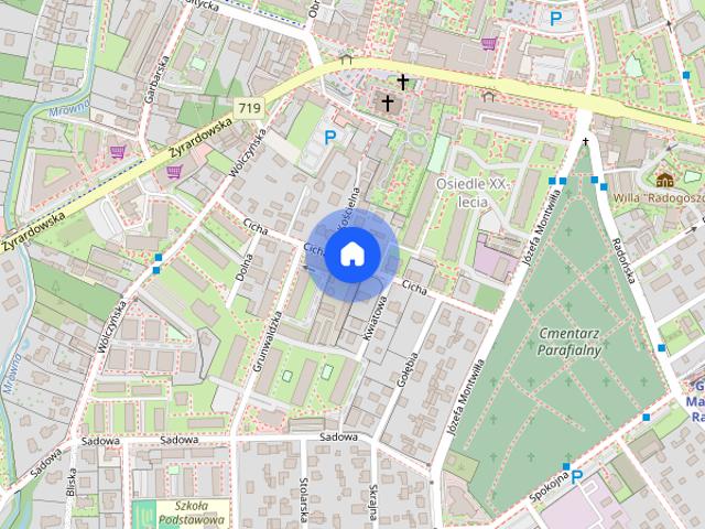 3pokoje w Centrum – Cicha, 1pietro, widna kuchnia. Dwustronne