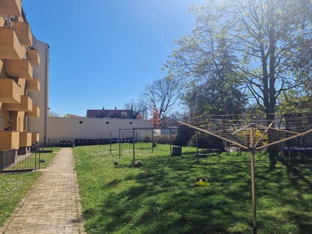 3ZKB in Leipzig Stötteritz mit Blick auf das Völkerschlachtdenkmal