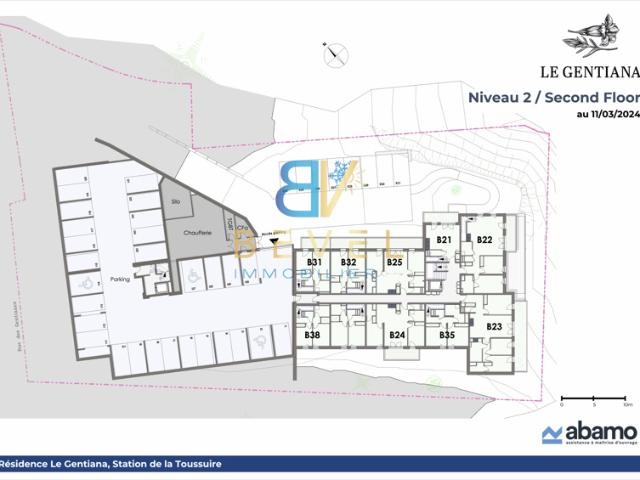 T3 54,76m2 LA TOUSSUIRE LE GENTIANA BALCON GARAGE &