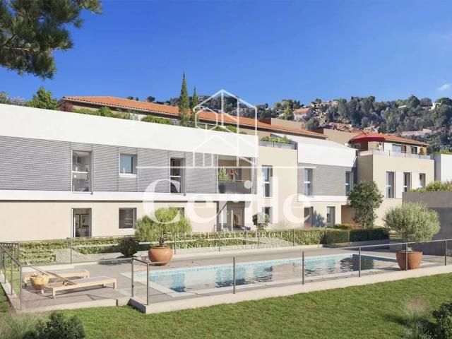 T3 Terrasse dans une résidence avec piscine 66m² Vallauris