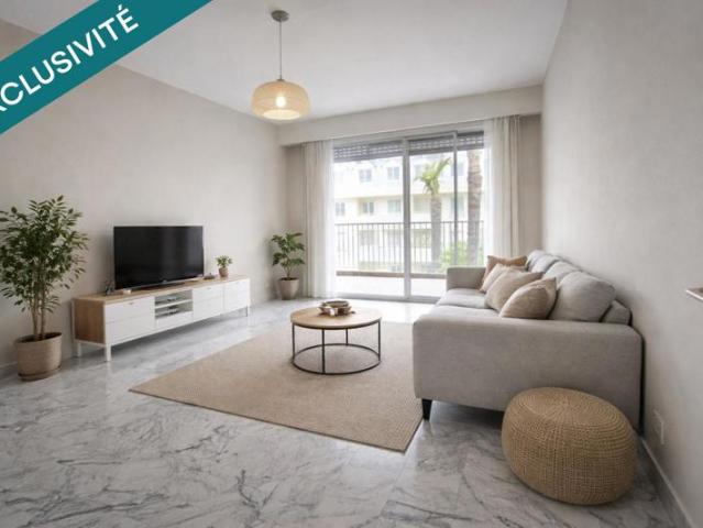 T3 Traversant de 73 m² + Balcon + Cave