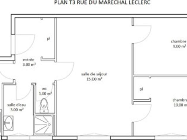 T3 à Rethel à louer Locagestion, expert en gestion locative
