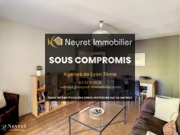 T3 balcon sur cour intérieure Saxe Gambetta 74m² Lyon 7ème