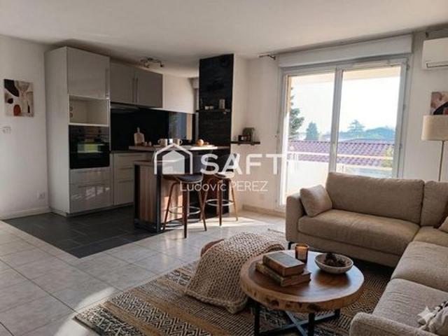 AUCAMVILLE 31140 T3 56 m² CLIMATISÉ Dernier étage Balcon 2 parkings