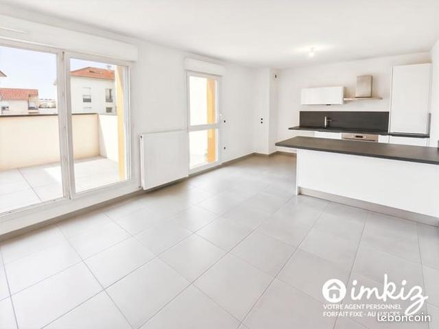 T3 de 60m² garage, balcon, 2018 Clé en main