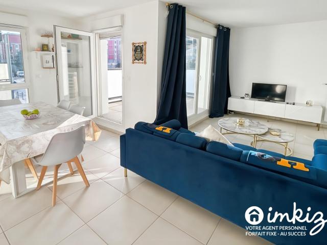T3 de standing 2023 vendu meublé, avec balcon
