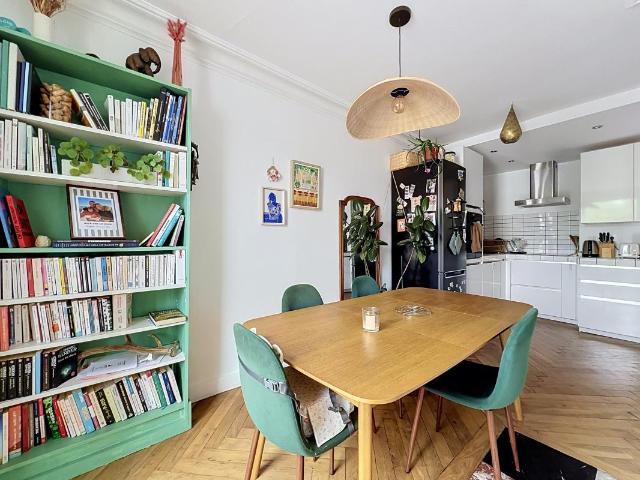 T3 – DUPLEX – MEUBLE – CLIMATISATION – GRENIER – CAVE – 79 m² au sol – 69006 – LYON