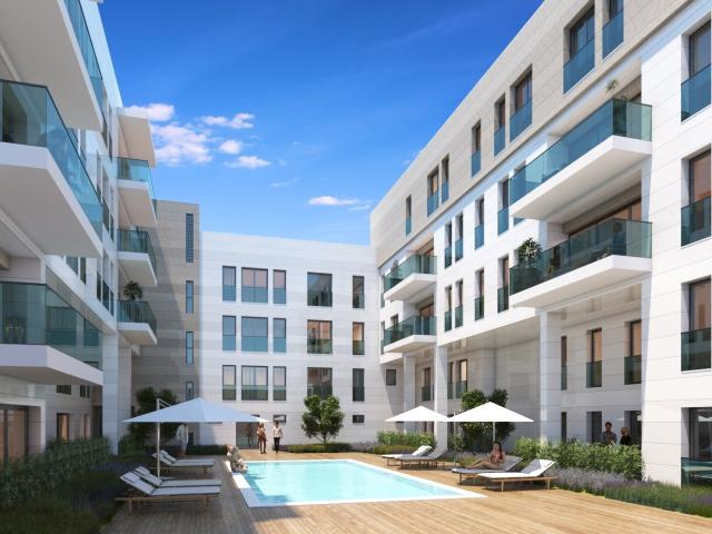 T3 em condomínio com piscina, jardim e ginásio