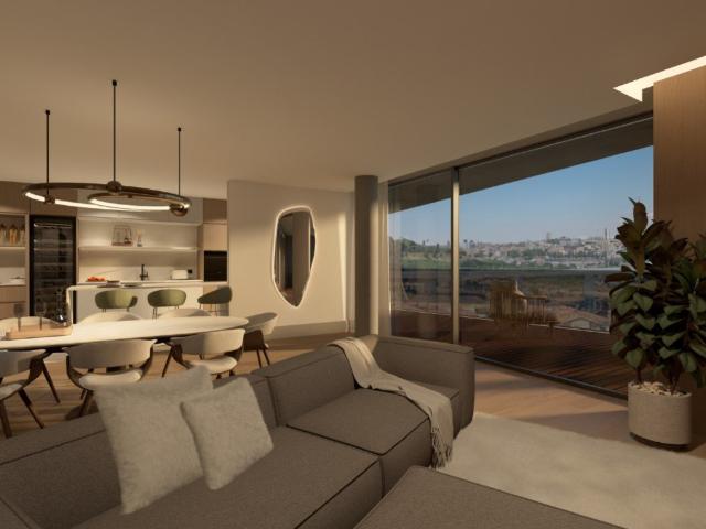 T3 em condomínio privado de luxo com vista panorâmica Oliv. 137m² Oliveira Do Douro