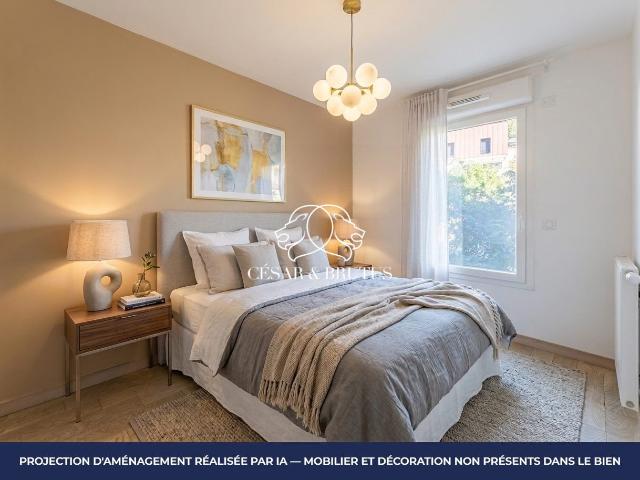 T3 en rez de jardin, résidence 2017 Saint Cyr au Mont d'Or 64m² Saint Cyr au Mont d'Or