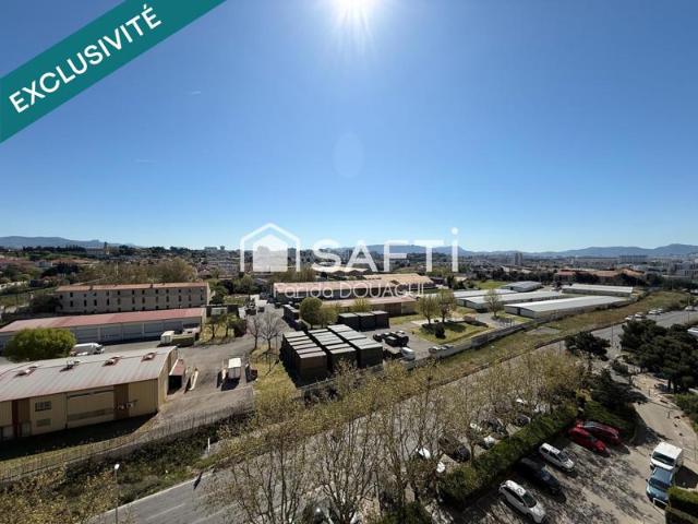 T3 lumineux traversant avec vue panoramique grand balcon