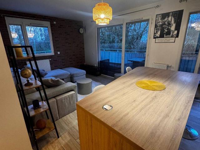 T3 meublé 60 m² – 2 chambres – Garage double – Saint Julien en Genevois
