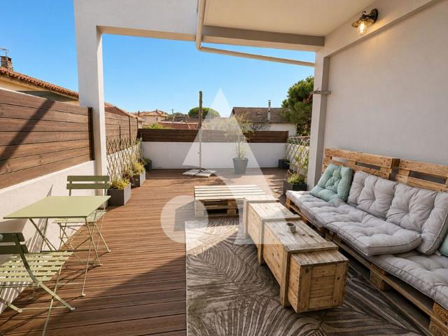 T3 meublé avec superbe terrasse 2 chambres Extra Muros