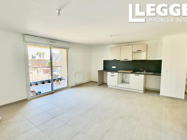 T3 NEUF au 1er étage avec terrasse de 17m2, box