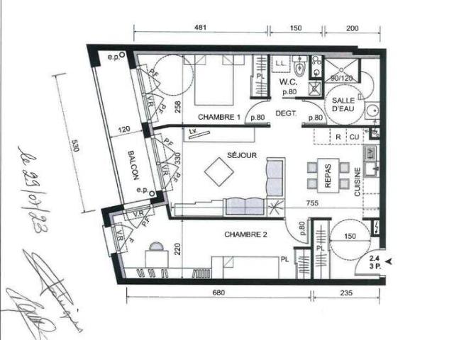 T3 Résidence VILLA MOLLY, 48 Av du Regiment Normandie Niemen 917