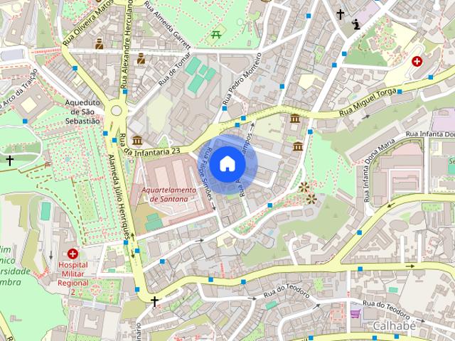 T0 junto 1 minuto da Universidade Coimbra