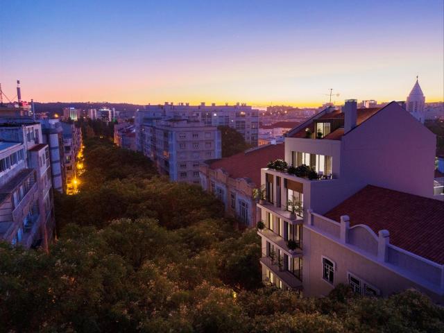 T1 com varanda de 7m2 no empreendimento Citi Flat Avenida 66m² Avenidas novas