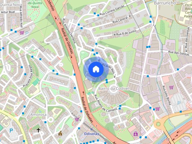 T1 com varanda em Odivelas junto da estação do metro de Odivelas